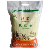 陜富陜西農家面粉家庭通用做包子饅頭餃子面條中筋小麥粉10斤